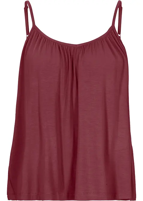 Top met spaghettibandjes van soepele viscose, bonprix