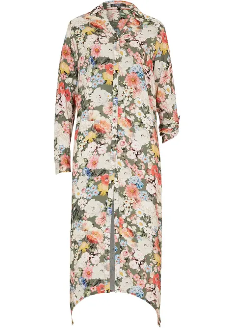 Lange blouse van soepele viscose, bonprix