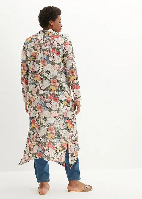 Lange blouse van soepele viscose, bonprix