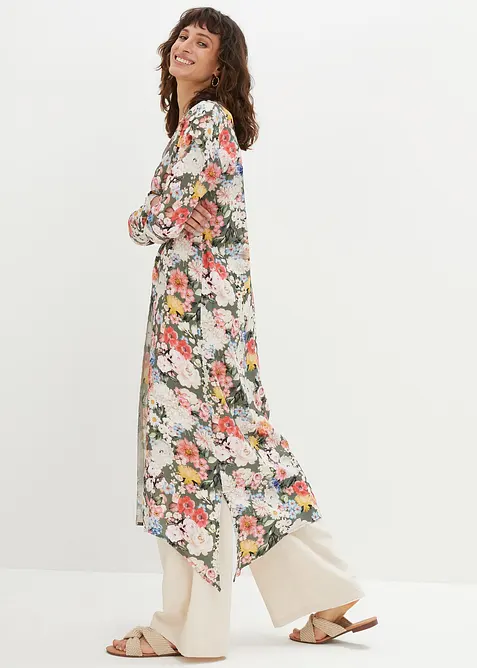 Lange blouse van soepele viscose, bonprix