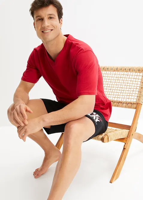 Shortama van biologisch katoen (2-dlg. set), bonprix