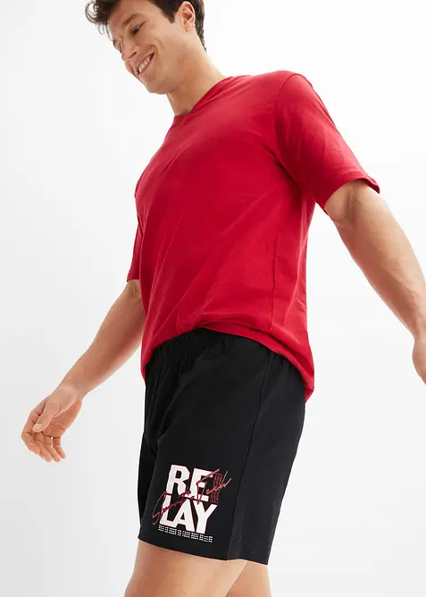 Shortama van biologisch katoen (2-dlg. set), bonprix