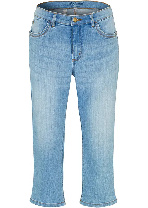 Slim capri jeans, mid waist, bonprix