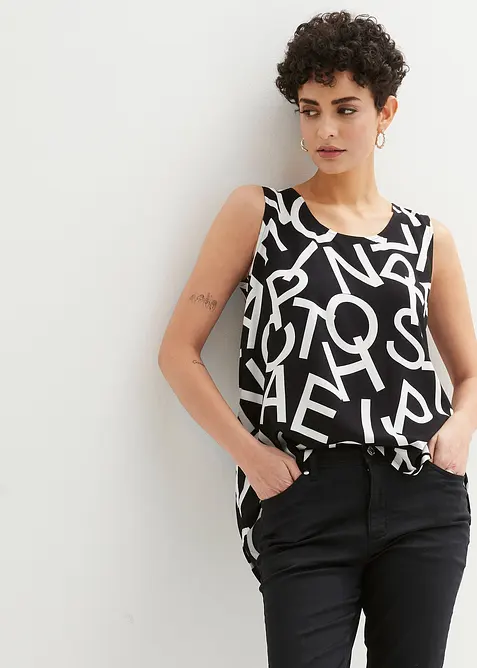 Blousetop van soepele viscose, bonprix