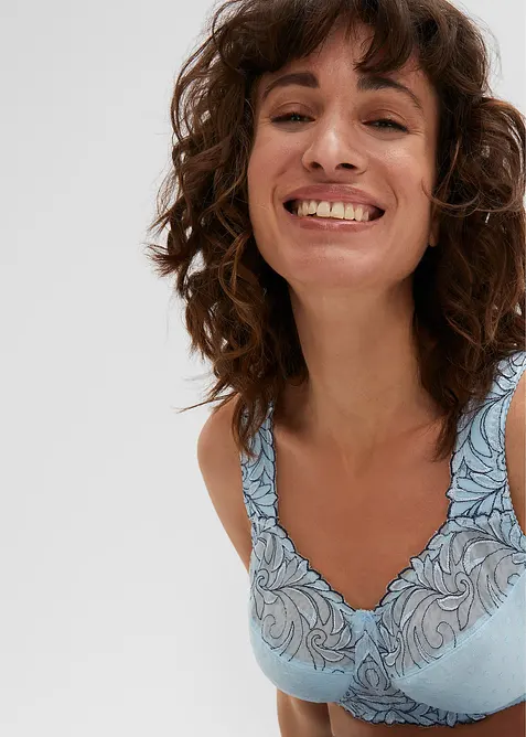 Steun bh zonder beugels met gewatteerde schouderbandjes, bonprix