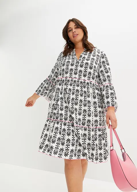 Tuniekjurk van vloeiende viscose, bonprix