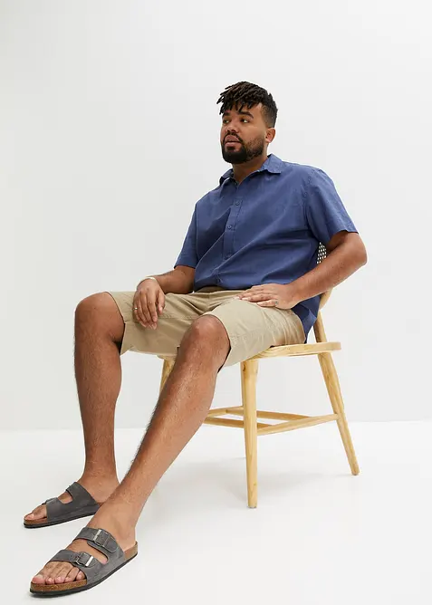Chino bermuda van puur katoen, regular fit, bonprix
