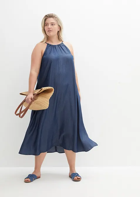 Spijkerjurk van soepel vallend lyocell, bonprix