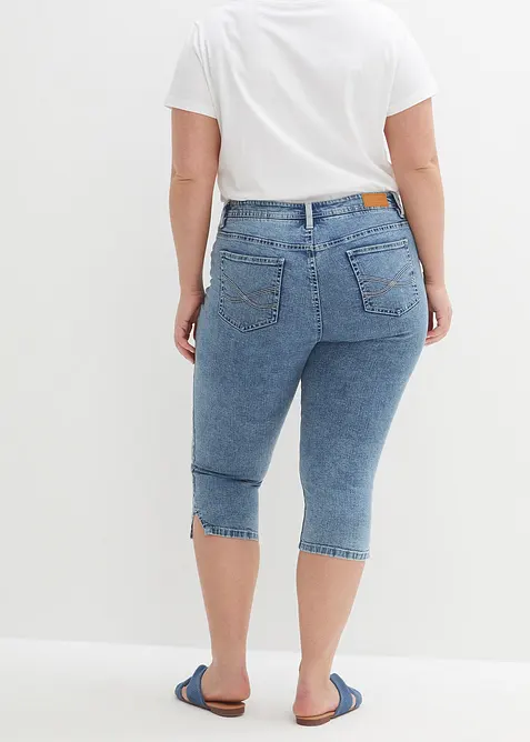 Skinny mid waist stretch jeans, bonprix
