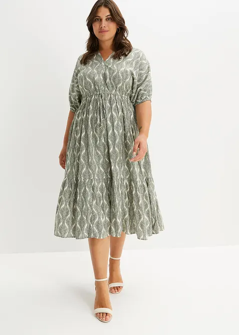 Maxi jurk van soepele viscose, bonprix