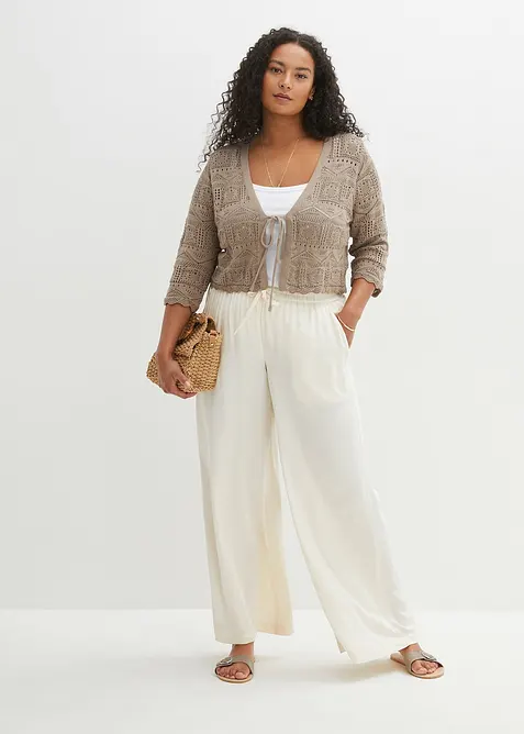 Ajour bolero met 3/4 mouwen, bonprix