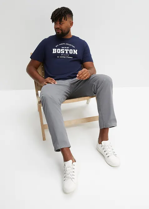 T-shirt van katoen  (set van 2), bonprix