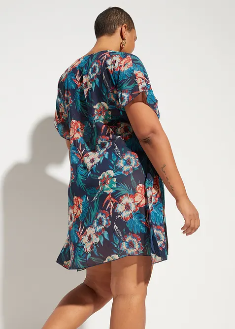 Lange strandtuniek van licht chiffon, bonprix