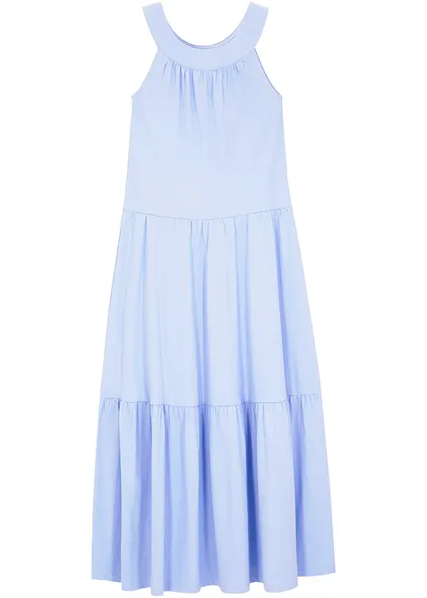Meisjes jersey maxi jurk van biologisch katoen, bonprix