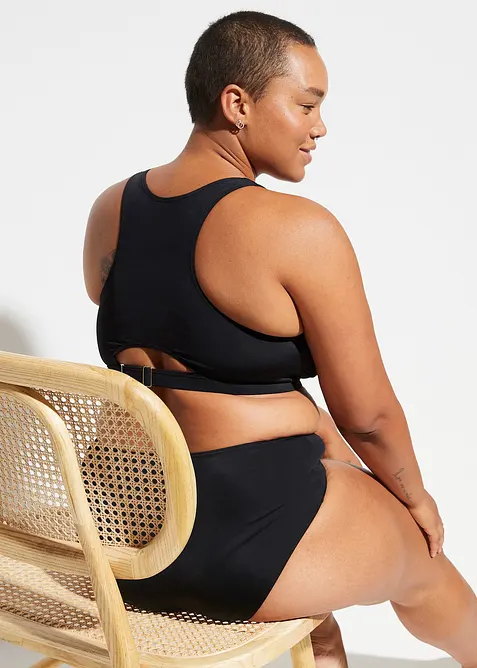 Bralette bikinitop met verstelbare band onder de borst, bonprix