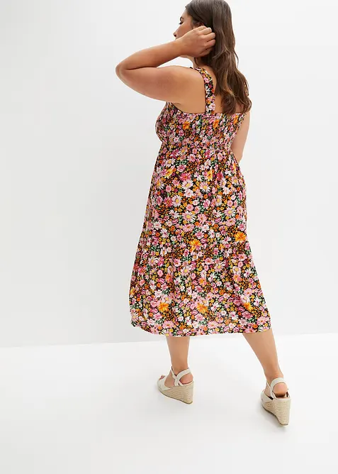 Gedessineerde midi jurk, bonprix