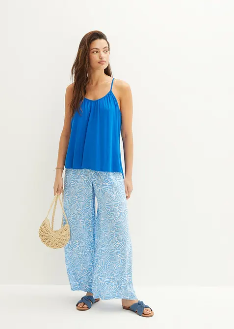 Top met spaghettibandjes van soepele viscose, bonprix