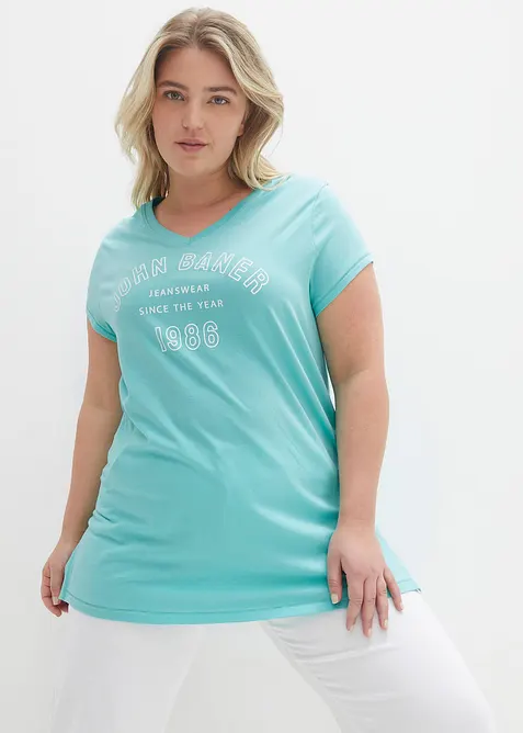 Longshirt van biologisch katoen, bonprix