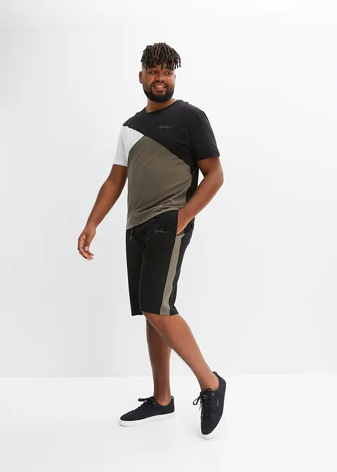 T-shirt en sweat bermuda (2-dlg. set), bonprix