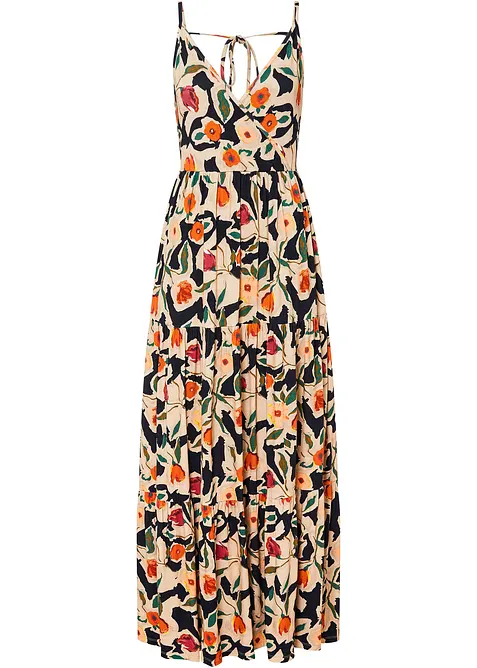 Maxi jurk van een zachte viscosemix, bonprix