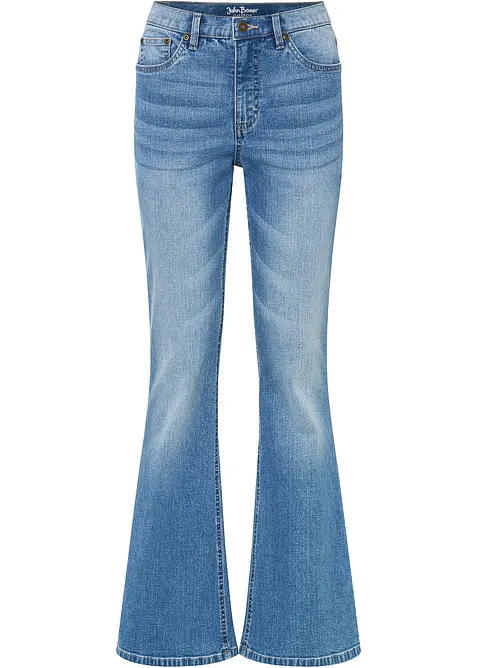 Flared jeans met high waist, bonprix
