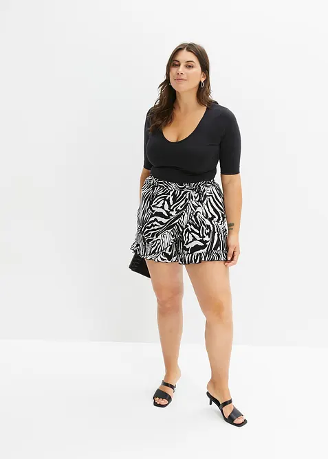 Nauwsluitend shirt, extra lang, bonprix