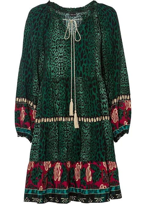 Gedessineerde tuniekjurk van soepele viscose, bonprix