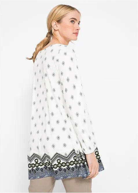 Extra wijde shirt tuniek in een viscosemix, bonprix