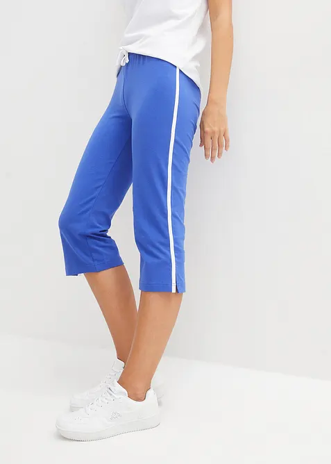 Sport capri in een katoenmix met stretch (set van 2), bonprix