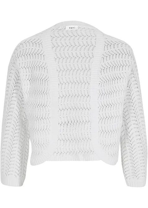 Bolero in gehaakte look, halflange mouw, bonprix