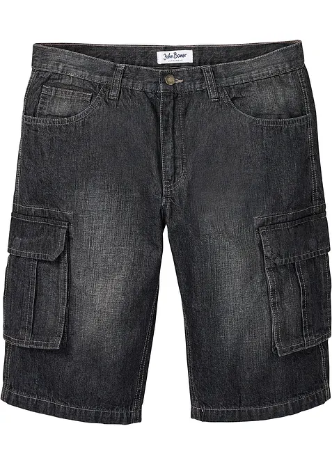 Cargo jeans bermuda, relaxed fit, bonprix
