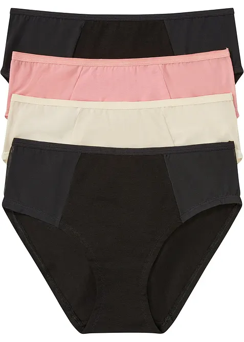 Maxislip met biologisch katoen (set van 4), bonprix