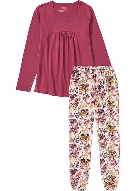 Pyjama van biologisch katoen, bonprix