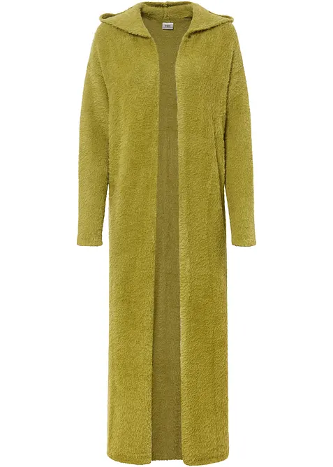 Lang gebreid vest van zacht verengaren, bonprix