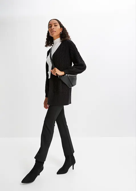 Lang vest met zakken, bonprix