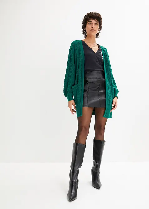 Lang vest met zakken, bonprix