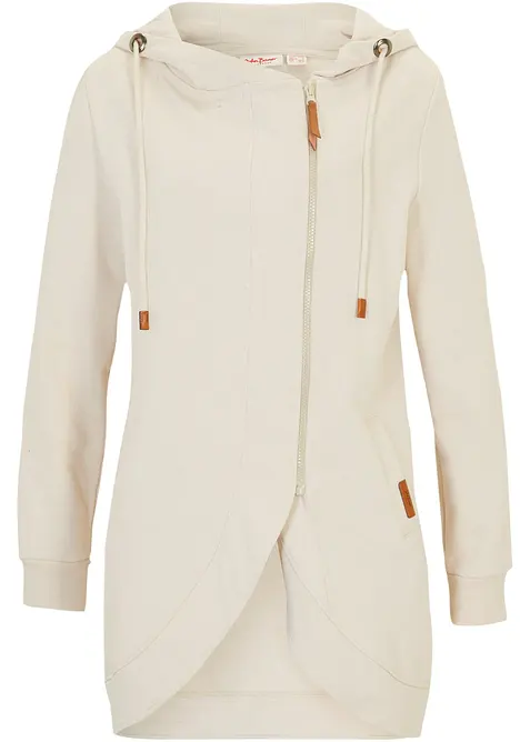 Sweatvest met capuchon, bonprix