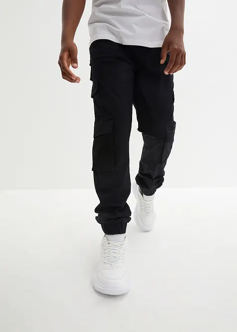Stretch cargo instapbroek, regular fit, bonprix