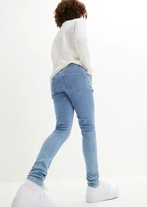Meisjes skinny jeans, mid waist, bonprix