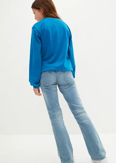 Meisjes longsleeve met biologisch katoen, bonprix