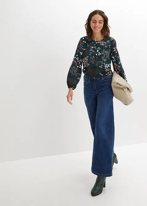 Blouse van viscose, bonprix