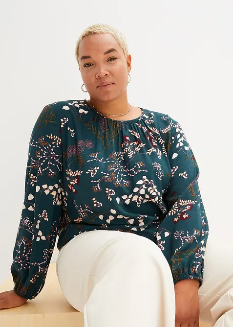 Blouse van viscose, bonprix