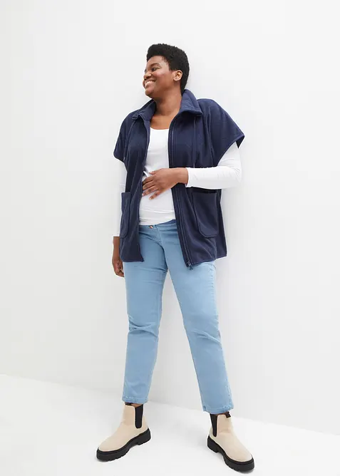 Fleece vest van gerecycled polyester, bonprix