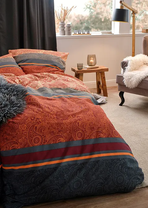 Isolerend gordijn met zachte fleece achterkant, ook in extra lang (1 stuk), bonprix