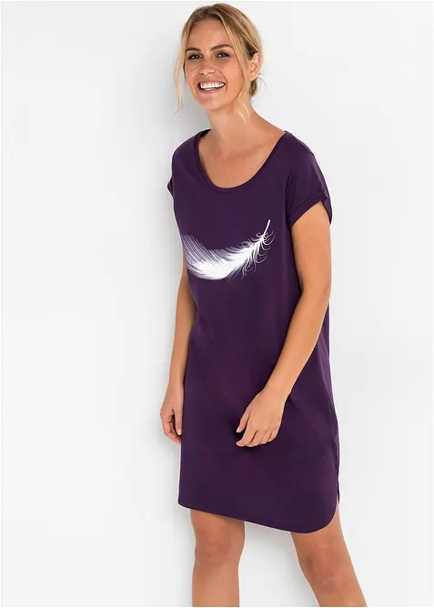 Kort nachthemd van biologisch katoen, bonprix