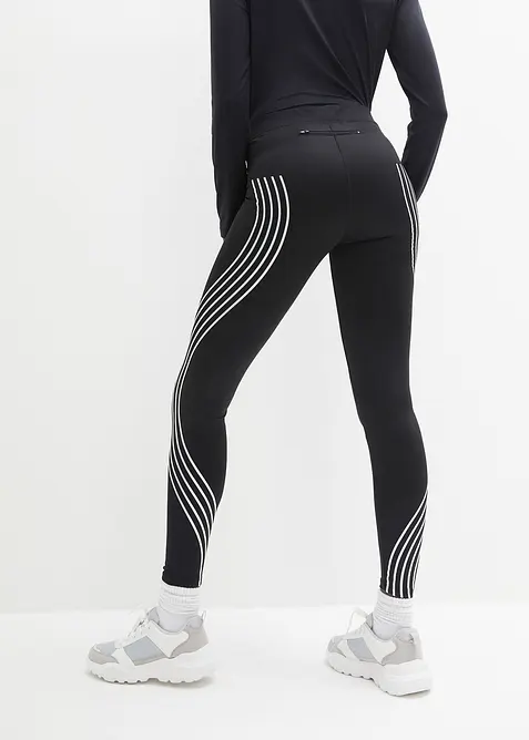 Thermo legging met reflecterende details, cropped, bonprix