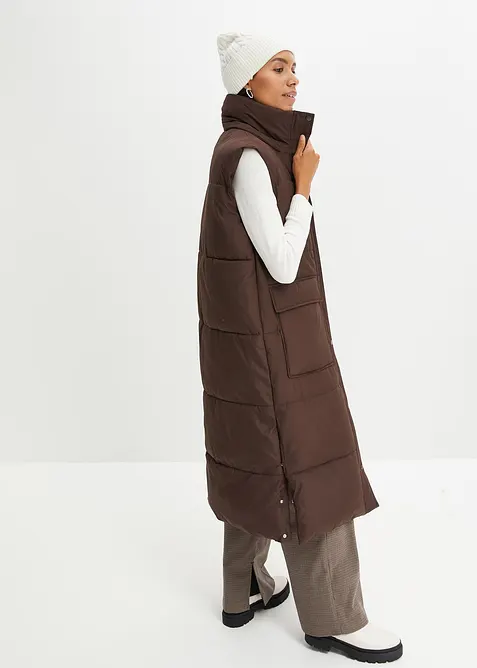 Bodywarmer van gerecycled polyester met afneembare capuchon, bonprix