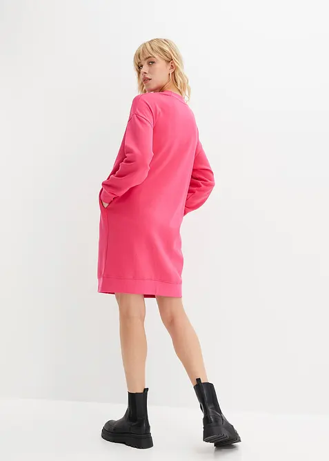 Oversized sweatjurk van een zachte katoenmix, bonprix
