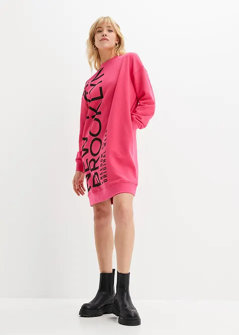 Oversized sweatjurk van een zachte katoenmix, bonprix