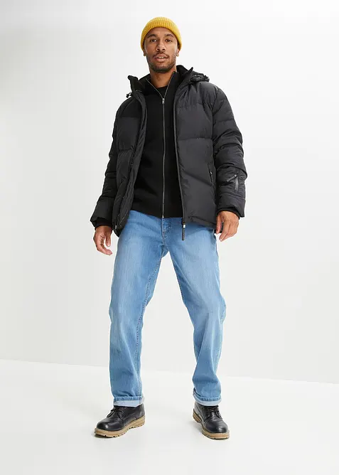 Warm gevoerde, waterafstotende jas met echt dons en Bionic-coating, bonprix